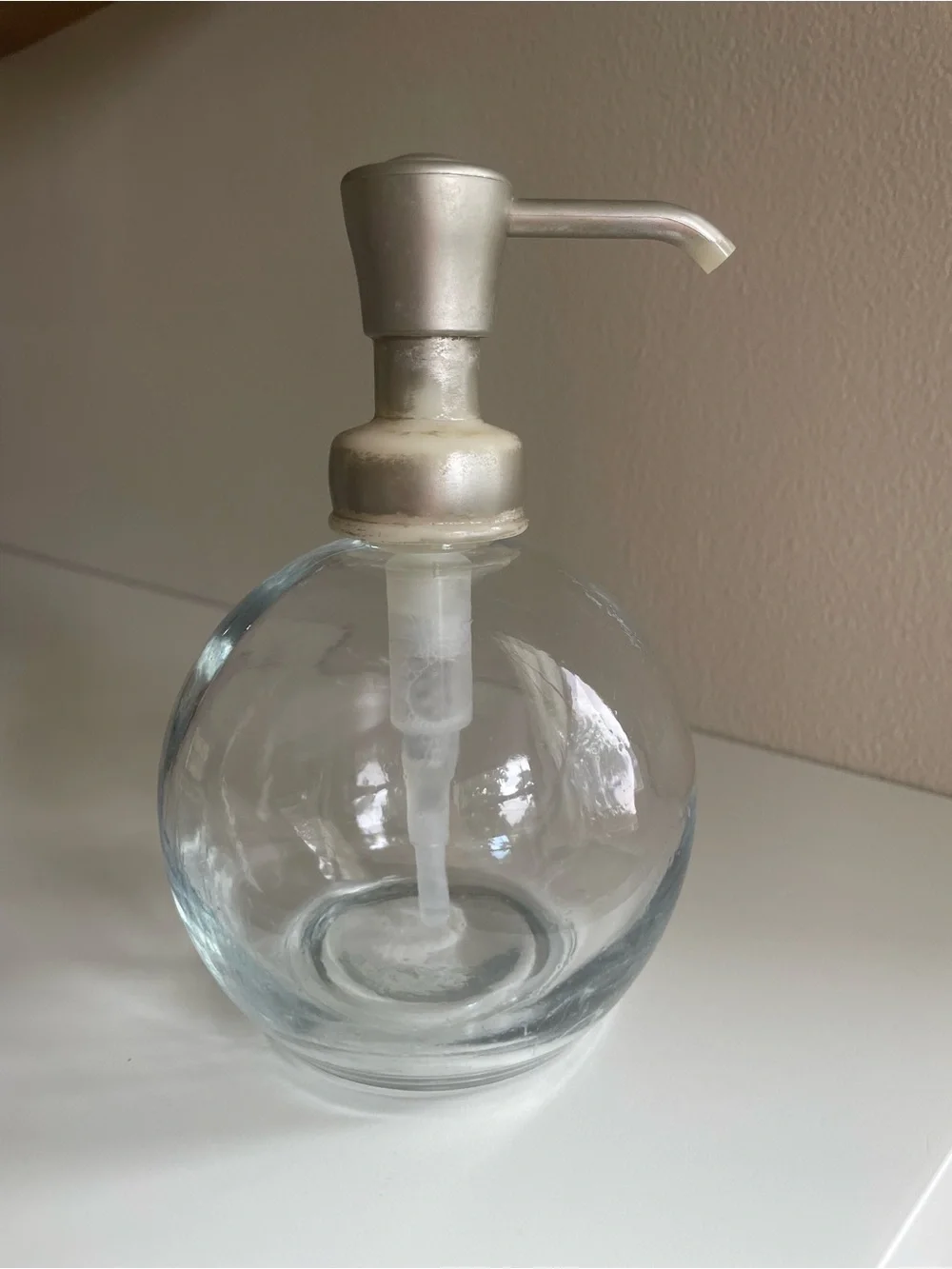 Glass Ball Soap Dispenser